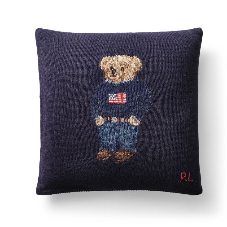 POLO BEAR YÜN DEKORATİF YASTIK