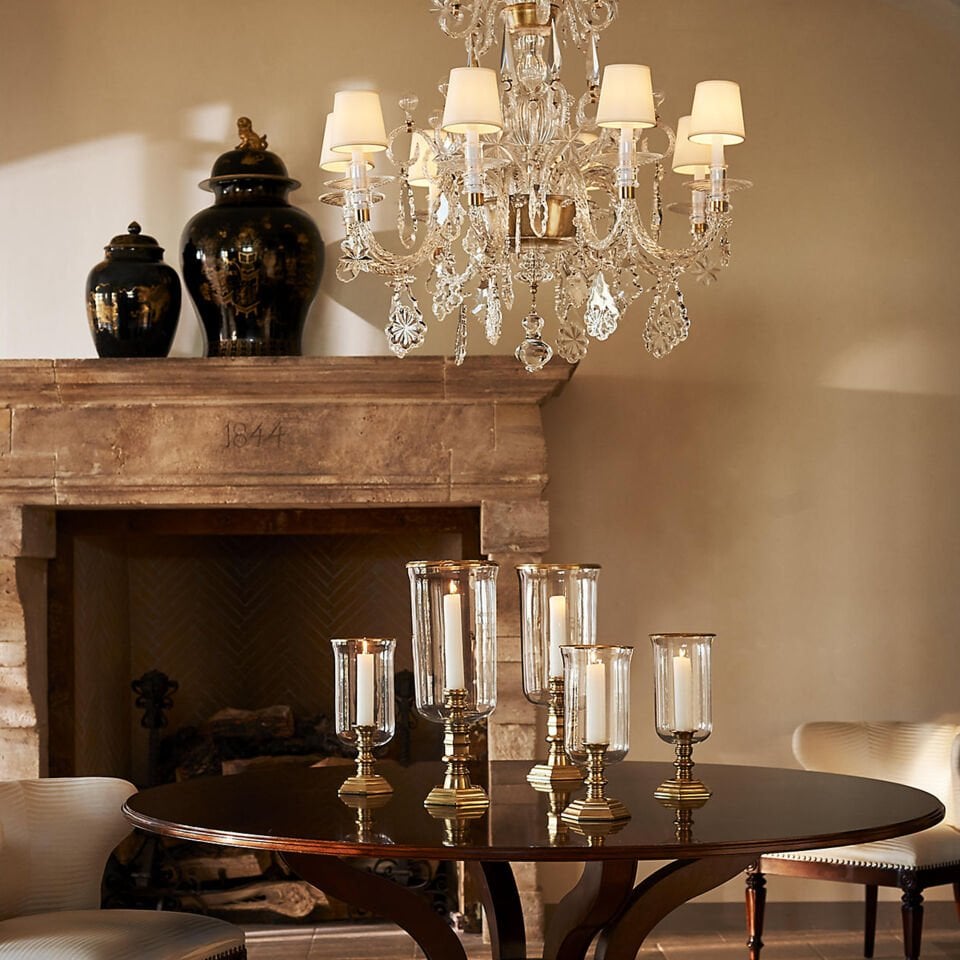 CLASSIC HURRICANE PİRİNÇ MUMLUK