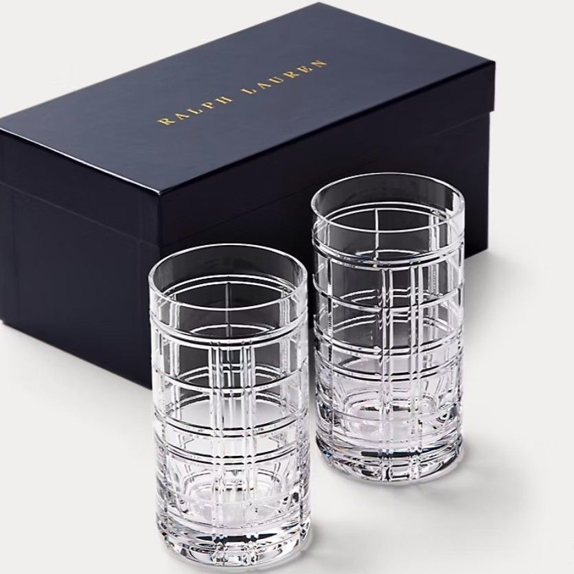 HUDSON PLAID HIGHBALL BARDAK SETİ