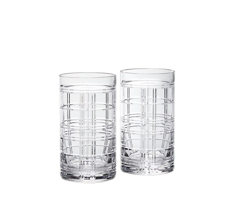 HUDSON PLAID HIGHBALL BARDAK SETİ