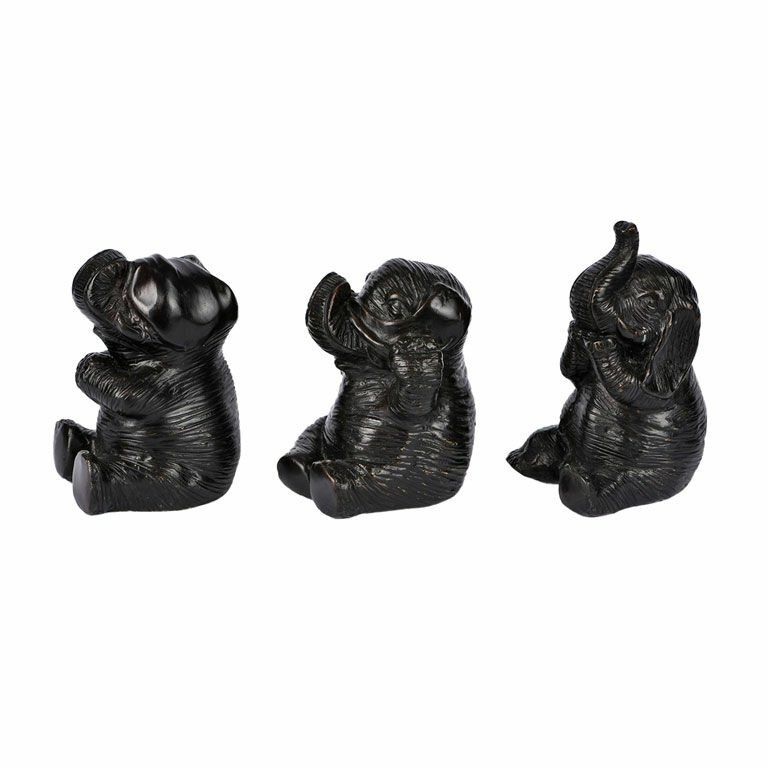 GÖRME, DUYMA, SÖYLEME BRONZ FİL SETİ