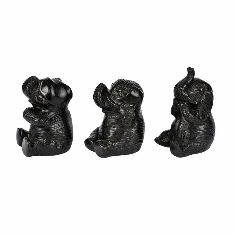 GÖRME, DUYMA, SÖYLEME BRONZ FİL SETİ
