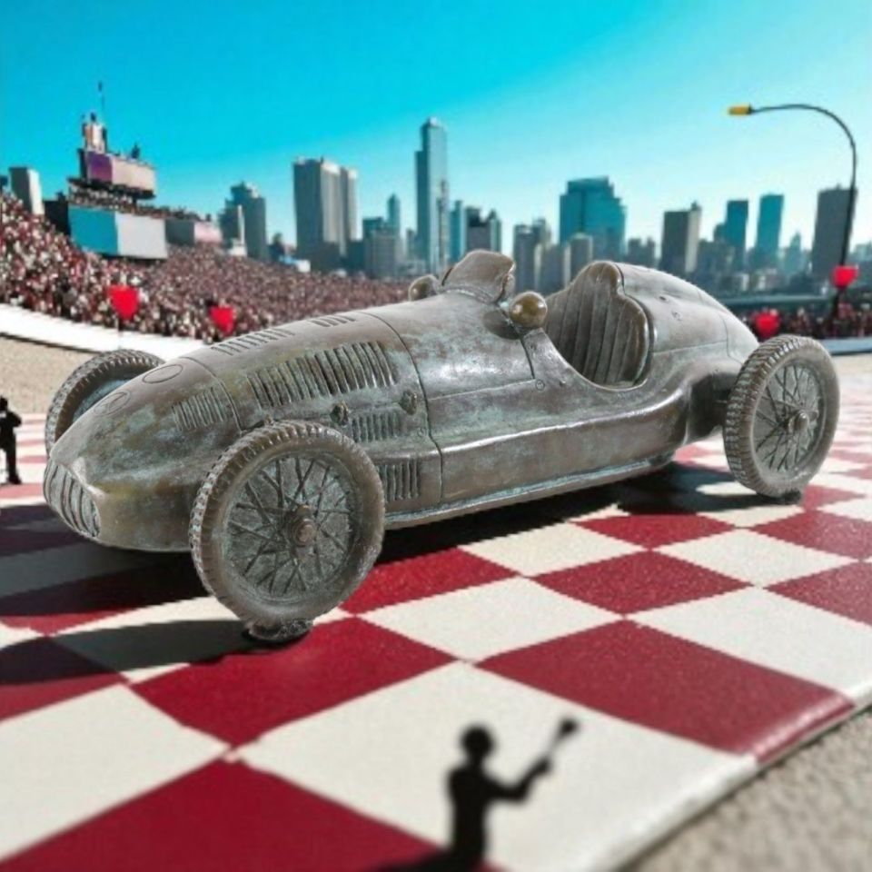 ANTİK BRONZ YARIŞ ARABASI