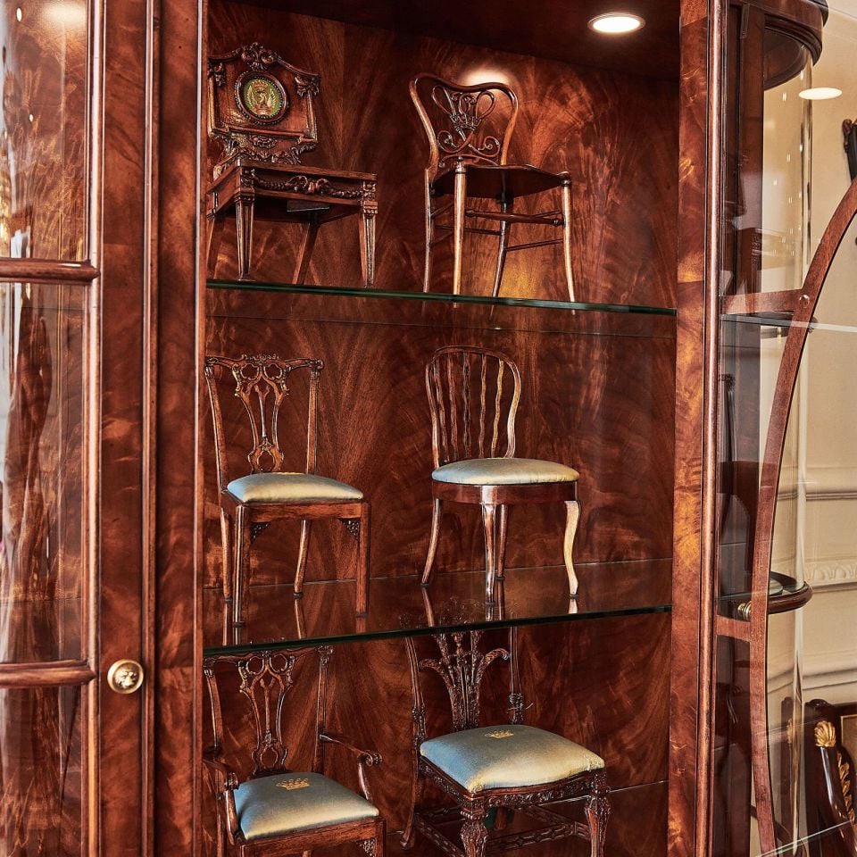 ALTI MİNYATÜR MAUN SANDALYE