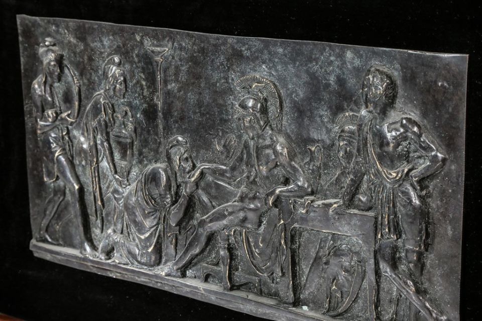 BRONZE EMBELLISHED WALL PANEL
