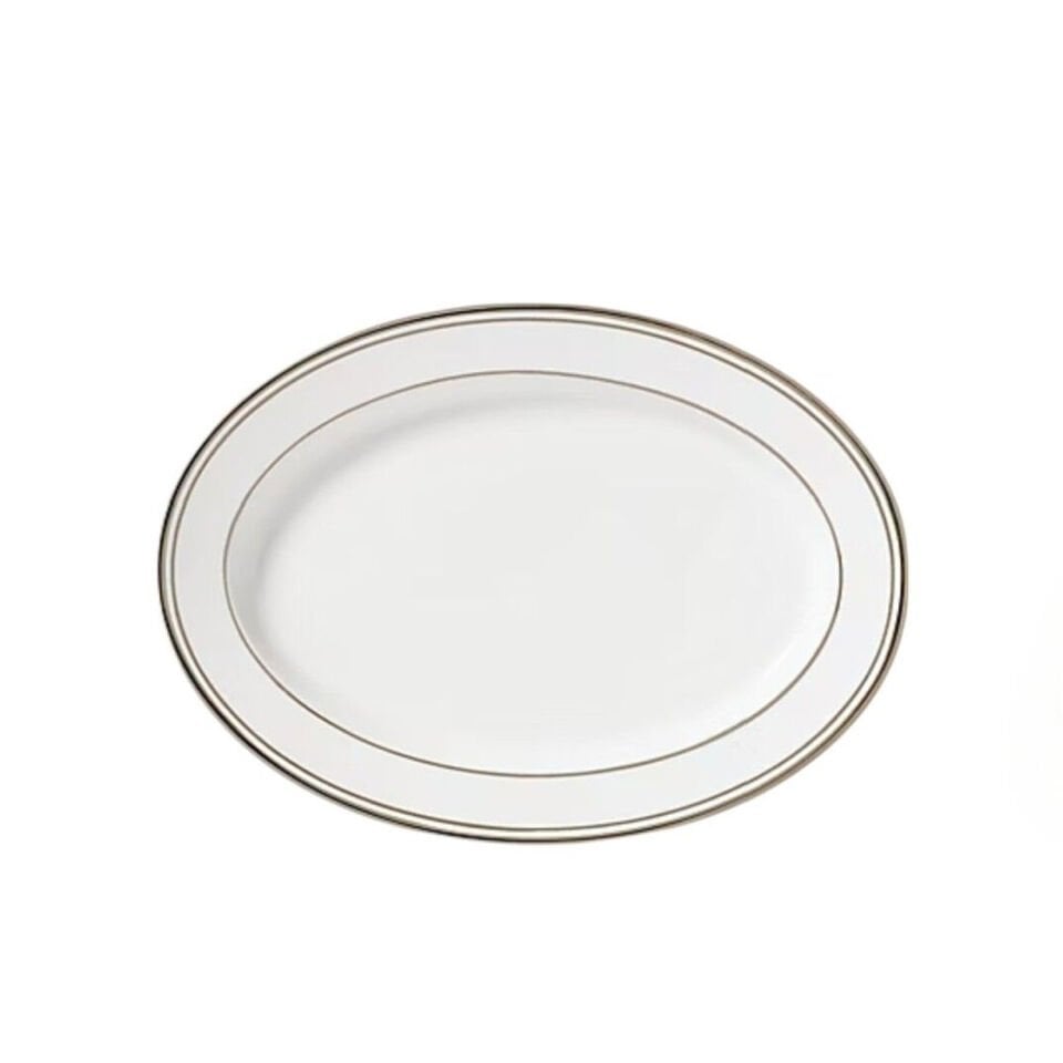 WILSHIRE  OVAL SERVİS TABAĞI GÜMÜŞ