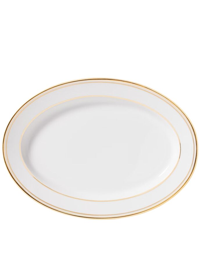 WILSHIRE OVAL SERVİS TABAĞI ALTIN
