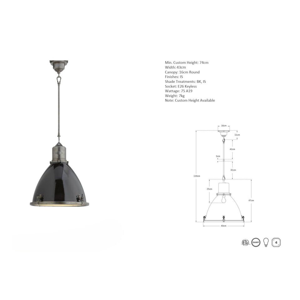 FULTON SARKIT AVİZE (M)