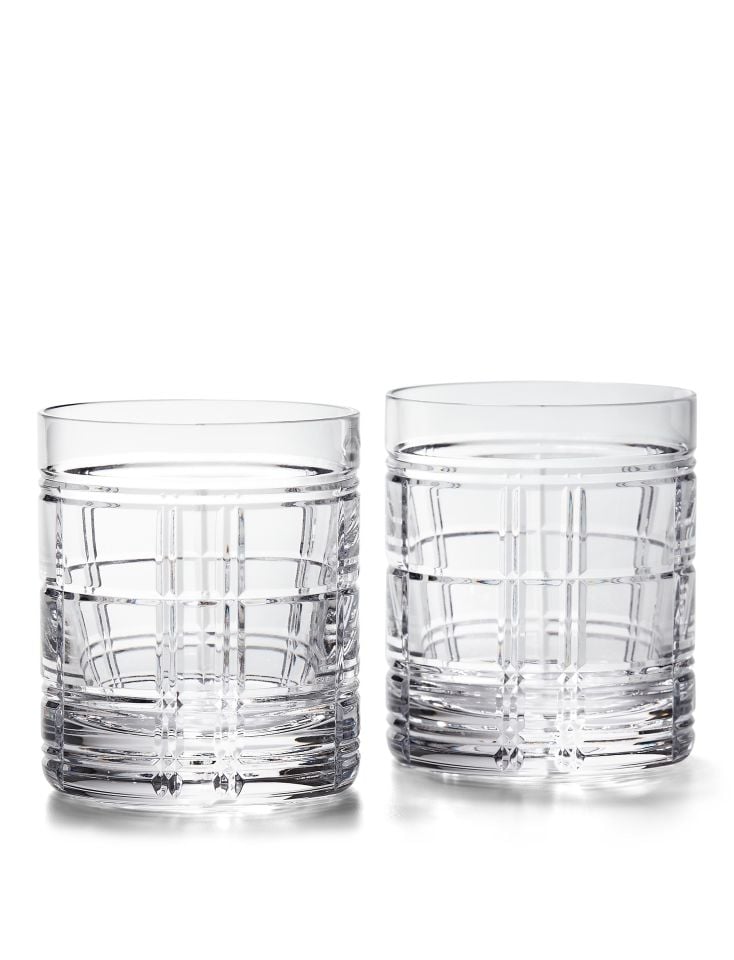 HUDSON PLAID VİSKİ BARDAK SETİ