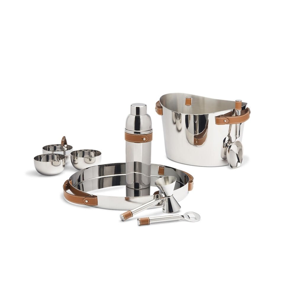 WYATT  İKİLİ ŞAMPANYA SOĞUTUCUSU GÜMÜŞ