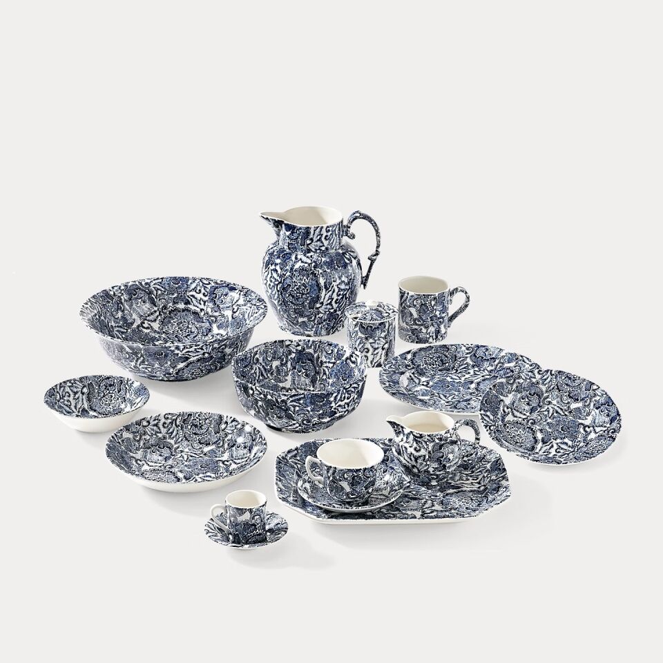FADED PEONY TEACUP & SAUCER