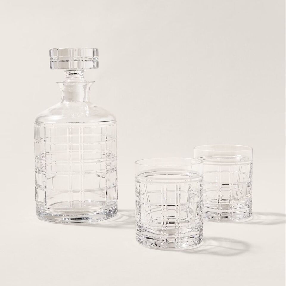 HUDSON PLAID VİSKİ SETİ