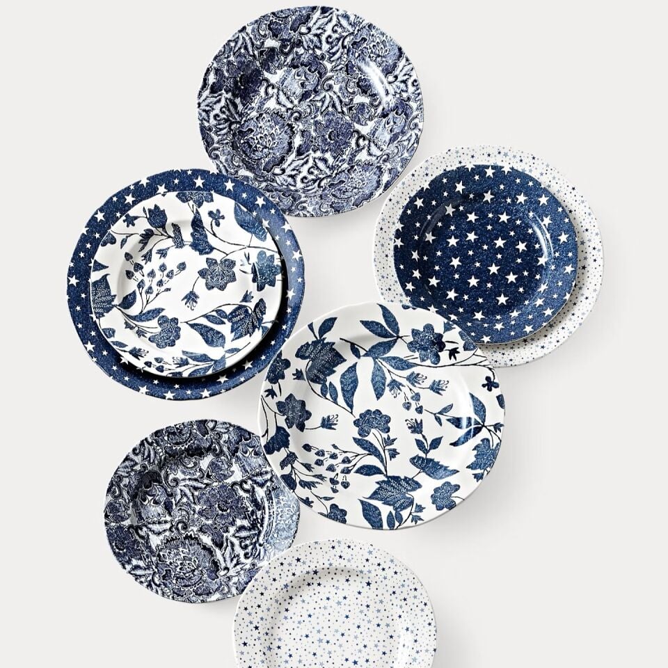 FADED PEONY YEMEK TABAĞI