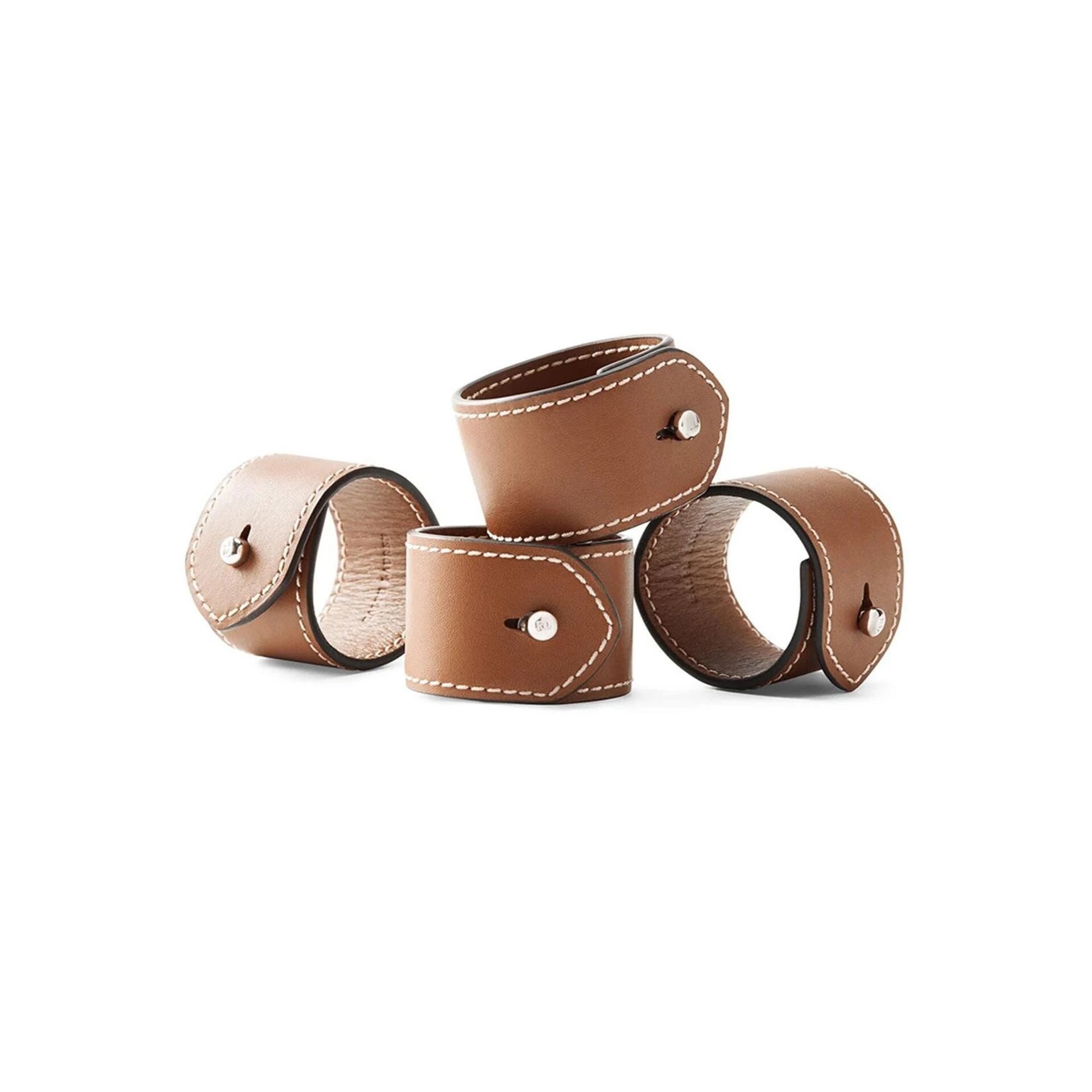 WYATT KAHVERENGİ PEÇETE HALKA SETİ